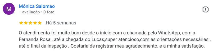 Depoimento 3 - Google Review